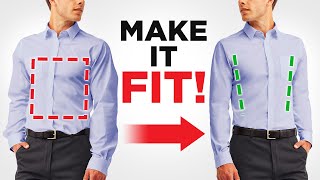How To Tailor Your Own Dress Shirt (No More Muffin Top)