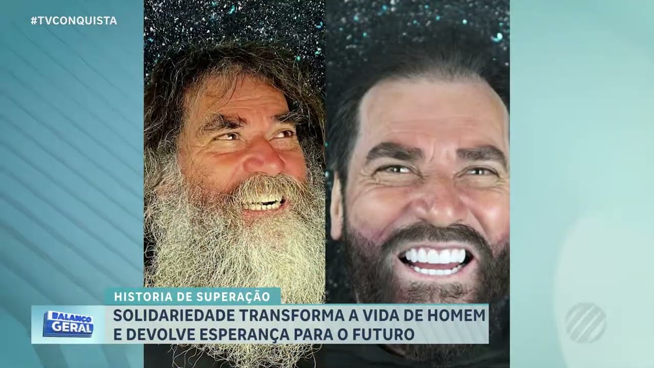 História de superação emociona: homem recupera a autoestima e recomeça a vida