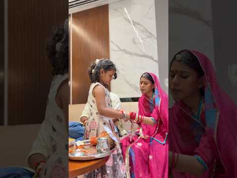 Sasural mein meri pahli Rakhi 🥰 @iVasuu #ivasuu #minivlog #rakshabandhan #rakhi