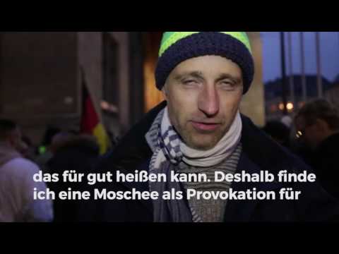 Anti-Moschee-Kundgebung in Erfurt