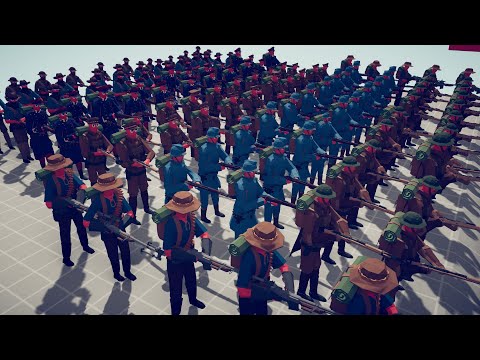 120x BRITISH ARMY vs 160x UNIT ALL FACTION | Totally Accurate Battle Simulator - TABS