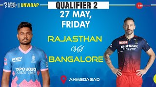 LIVE, DNA IPL Unwrap, RR vs RCB Qualifier 2: Rajasthan Royals vs Royal Challengers Bangalore
