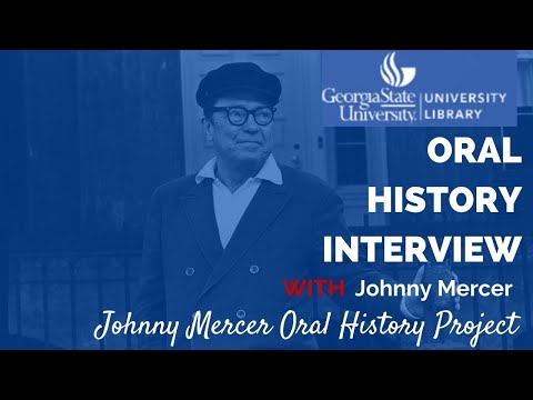 Johnny Mercer oral history interview, 1970-01-30