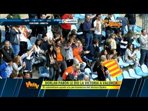 Gol de Dorlan Pabón con el Valencia