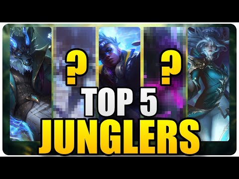 TOP 5 BEST Junglers for ALL Ranks (Season 15) - Patch 25.22 TIER LIST