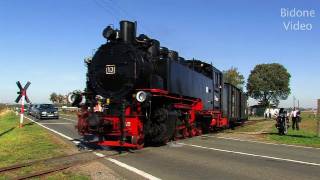 preview picture of video 'Dampflok: 20 Jahre Mansfelder Bergwerksbahn 2/3 - Train - Zug'