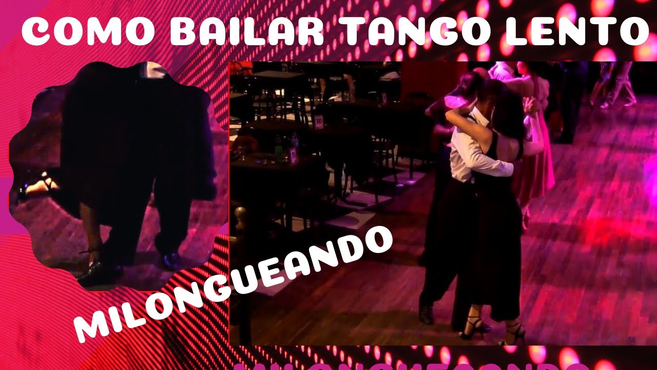 Tango baile, pasos, Frank Obregon y compañera milongueando en la pista de Marabú