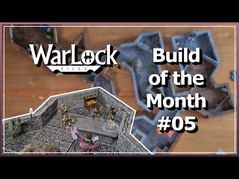 WarLock Tiles Build Of The Month #05 - The Backroom Dungeon (Angles)