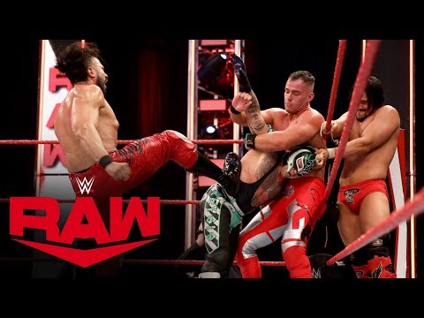 Mysterio, Black &  Crews vs. Andrade, Garza & Theory: Raw, April 27, 2020