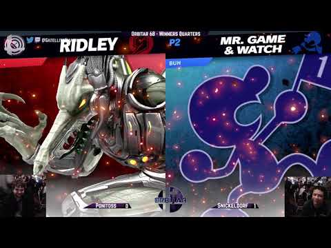 Ponitoss (Ridley) vs. Snickeldorf (Game & Watch) - Orbitar 68 - Losers Top 16