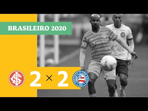 Internacional 2 x 2 Bahia - Gols - 06/09 - Brasileirão 2020