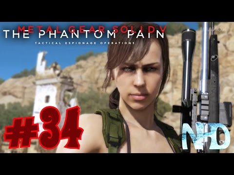 Let's Play Metal Gear Solid 5 The Phantom Pain (pt34) Sniper Fight (Big Boss vs Quiet)