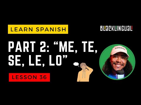 Lo vs se vs le in Spanish