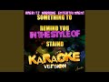 Something to Remind You (In the Style of Staind ...