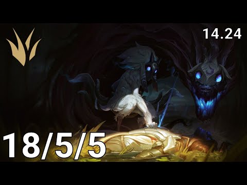 Kindred Jungle vs Lee Sin - EUW diamond | Patch 14.24