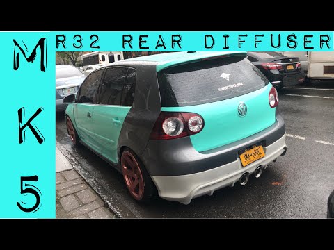 Mk5 r32 diffuser install