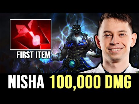 NISHA First Item Bloodstone Zeus - 100,000 Damage Intense Game