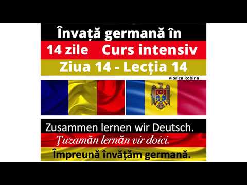 Învățăm germană intensiv curs gratuit lectia 14
