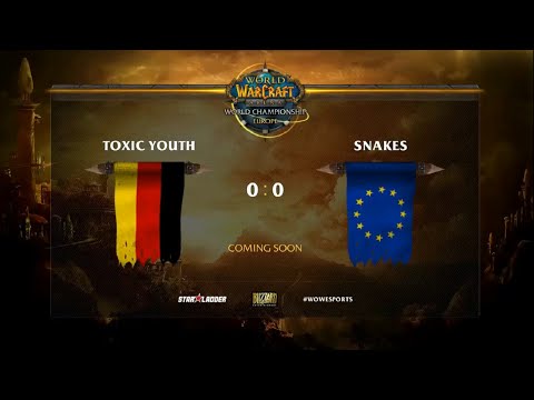 TOXIC YOUTH vs SNAKES - world of warcraft arena world championship europe 2016#3