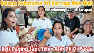 Download lagu SHOPPING AT THE MARKET FOR THE 40 DAYS OF THE LATE MAK NIAH‼️BUY 4 KG OF BEEF, SALTED EGGS, ETC. mp3 Download lagu SHOPPING AT THE MARKET FOR THE 40 DAYS OF THE LATE MAK NIAH‼️BUY 4 KG OF BEEF, SALTED EGGS, ETC. mp3
