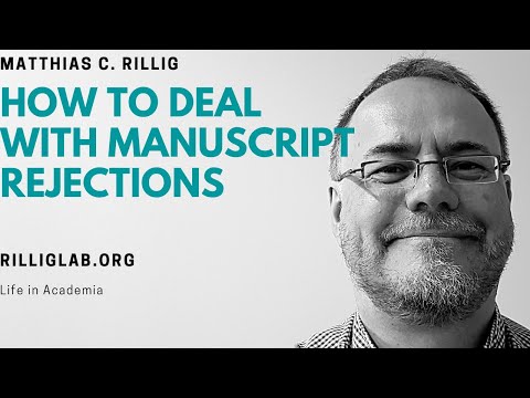 How to deal with manuscript rejections. #academic #publishing #rejection