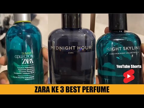 ZARA KE 3 BEST PERFUME ☀️ #shorts #ytshorts #perfume