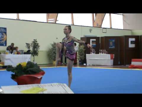 Cloé Bourguet (fédérale minime) au région individuelle 2010 (main libre)