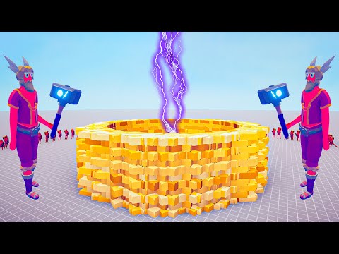 ARCHITECTS + THOR vs EVERY UNIT - Totally Accurate Battle Simulator TABS