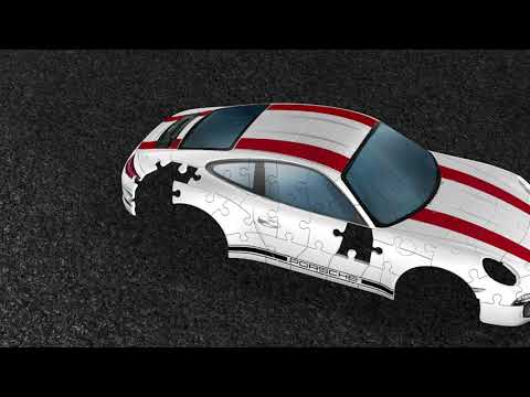 RAVENSBURGER dėlionė Porsche 911R 108vnt, 12528 video
