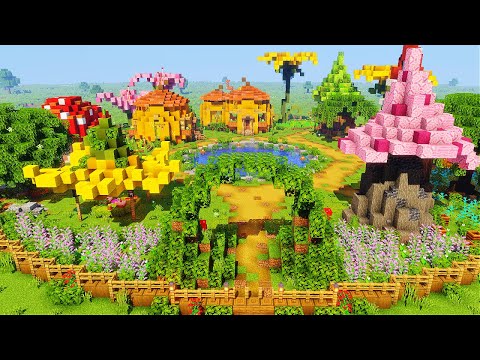 Cortezerino - Fairy Village Base | Minecraft Timelapse