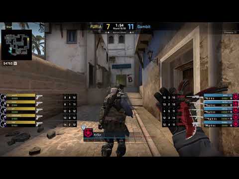 Ax1Le vs FURIA - de_mirage - CT by demtovideo