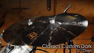 Video thumbnail for Meinl Cymbals CC21DAC Classics Custom 21" Dark Crash Cymbal by MEINL Cymbals - Official Product Videos