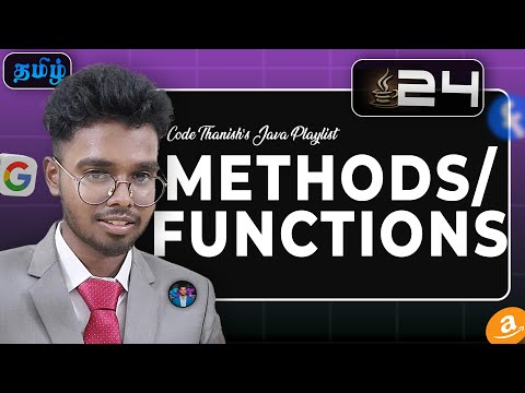 Methods In Java Part 24 Code Thanishs Java Playlist