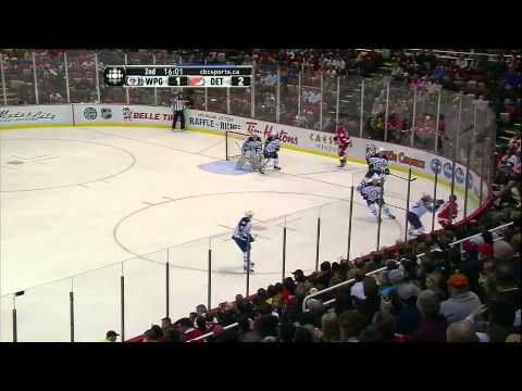 Winnipeg Jets @ Detroit Red Wings Highlights 12/10/11