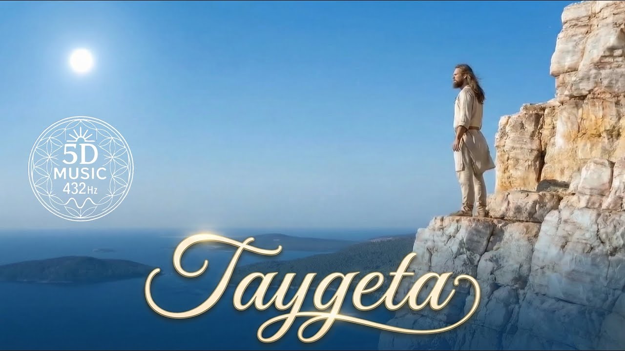 Taygeta music video thumbnail showing a cinematic journey to the Taygetan worlds