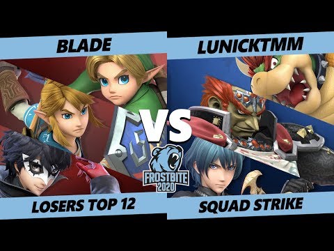 Frostbite 2020 SSBU Losers Top 12 - Blade Vs. TGG | LunickTMM - Smash Ultimate Squad Strike - SSBU