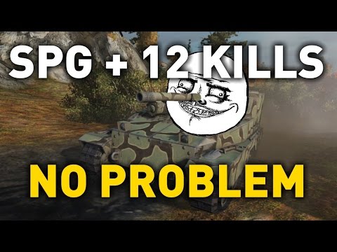 World of Tanks || 12 KILLS IN SPG - NO PROBLEM