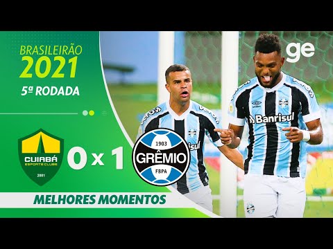 Gols e lances de Cuiabá x Grêmio