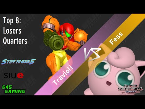 Stiff Knees 5 - Travioli (Samus) vs. Fess (Jigglypuff) - SSBM - Top 8 - Losers Quarters