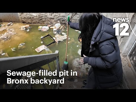 Pool of sewage, garbage grows at Bronx apartment building | News 12