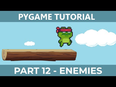 PyGame Endless Vertical Platformer Beginner Tutorial in Python - PART 12 | Enemies