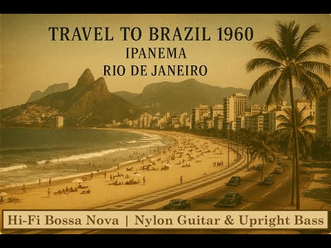 Vintage Bossa Nova for Focus Acoustic Jazz Guitar – 1960s Copacabana Brazil Study Instrumentals Ep2