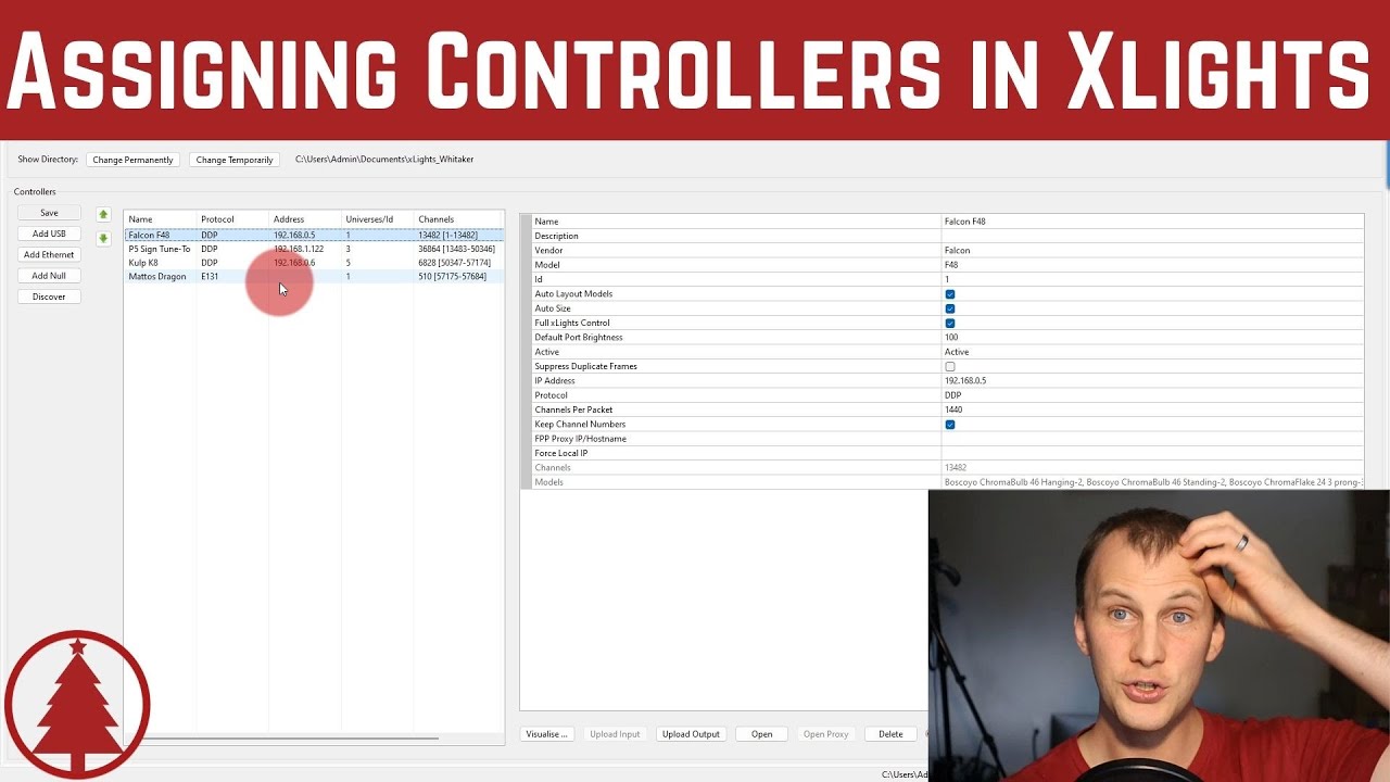 How to Assign Controllers in xLights