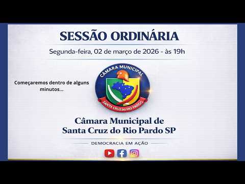 SESSÃO ORDINÁRIA - 02 de MARÇO de 2026