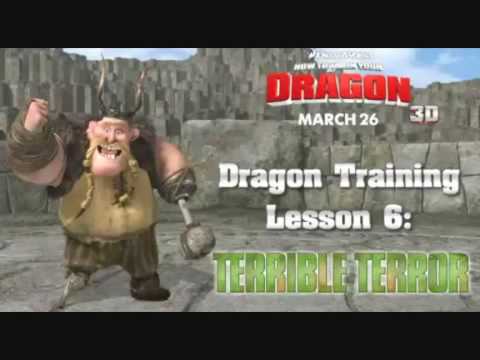 How to Train Your Dragon - Dragon Training - Gobber vs The Terrible Terror