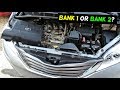 WHICH SIDE IS BANK 1 AND BANK 2 TOYOTA SIENNA 3 5 V6 Engine