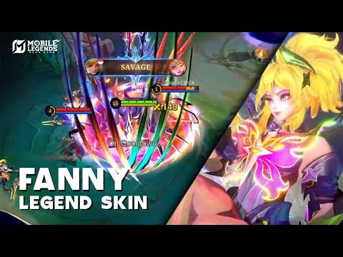 FANNY LIMITED LEGEND SKIN GAMEPLAY - SKILL EFFECTS REVIEW - Mobile Legends: Bang Bang