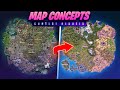 Fortnite Map Concept Compilation Chapter 7 Season 2 Chapter 2 Season 9 More CONTEST RESULTS