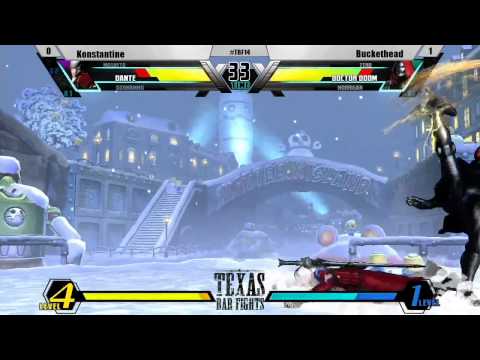Konstantine vs Buckethead - Ultimate Marvel vs. Capcom 3 (Texas Bar Fights Round XIV)