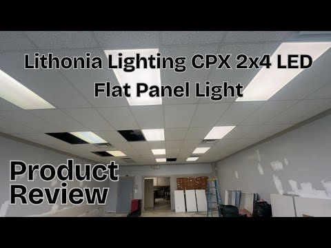 Upgrade Your Space! Lithonia LED 2x 4 Panels Shine Bright! 💡✨#lighting #review